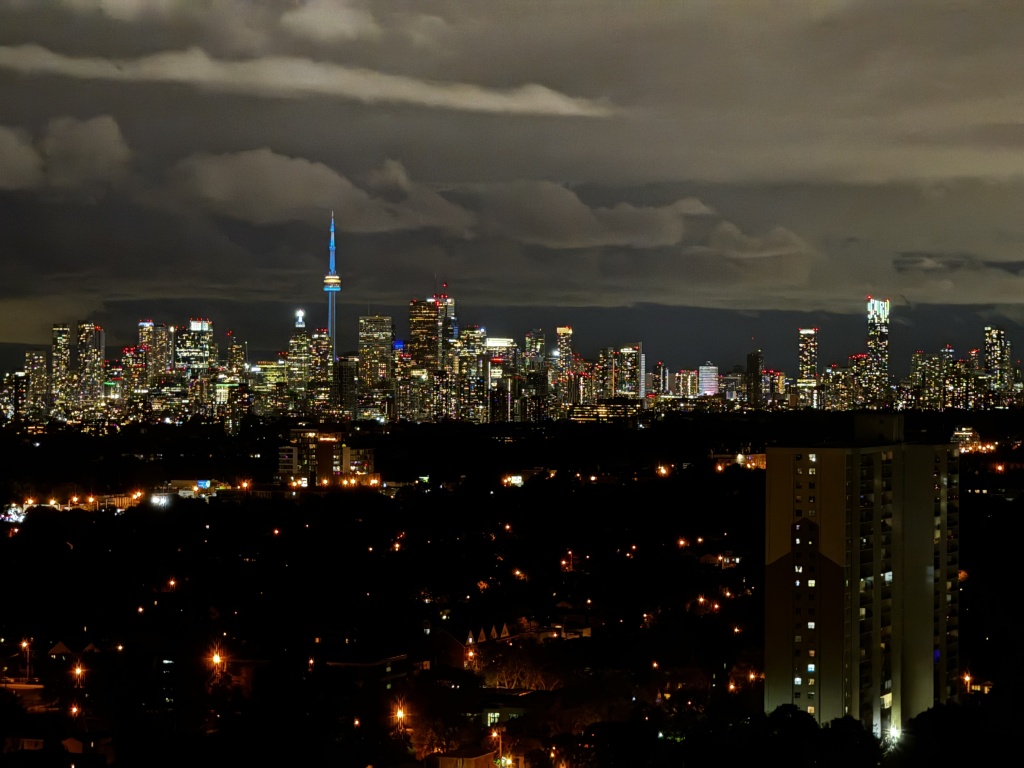a view of Toronto using the 5x Camera on iPhone 15 Pro Max